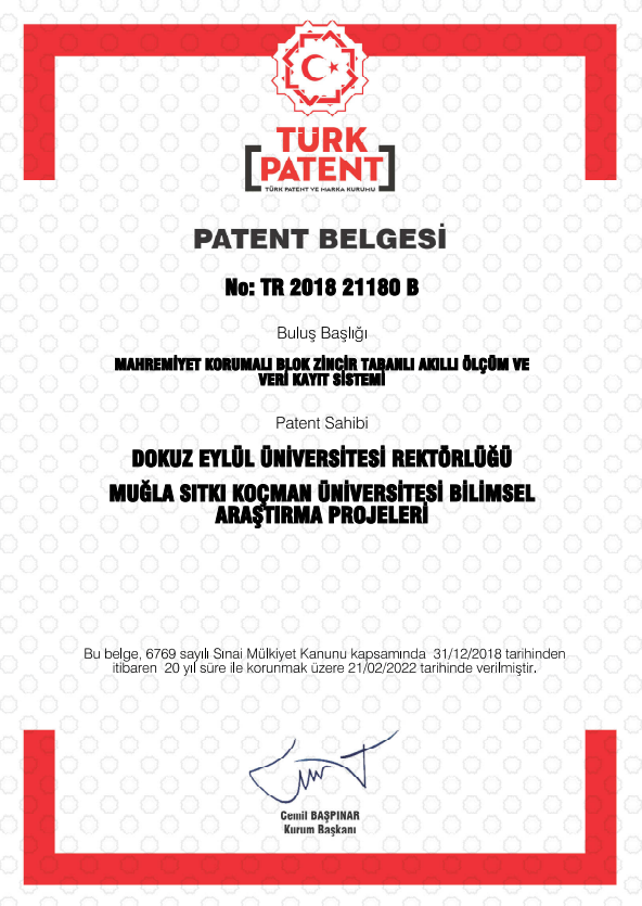Bilgisayar Mühendisliği Öğretim Üyemizin Patent Başarısı
